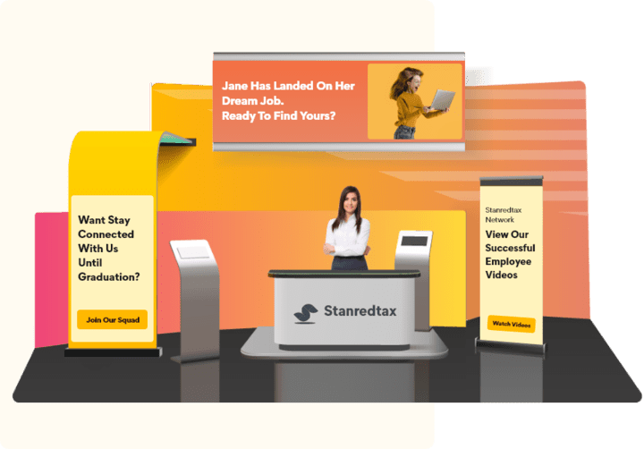 Promouvoir la marque de l'employeur avec des stands personnalisés_720