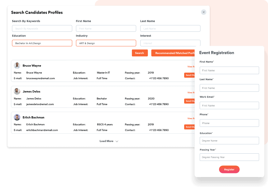 Rechercher et filtrer les CV